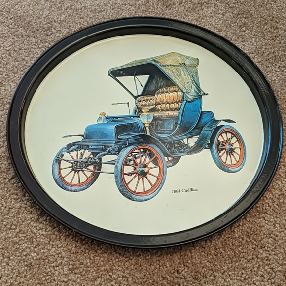 2 vintage car serving trays - Picture 2 of 6